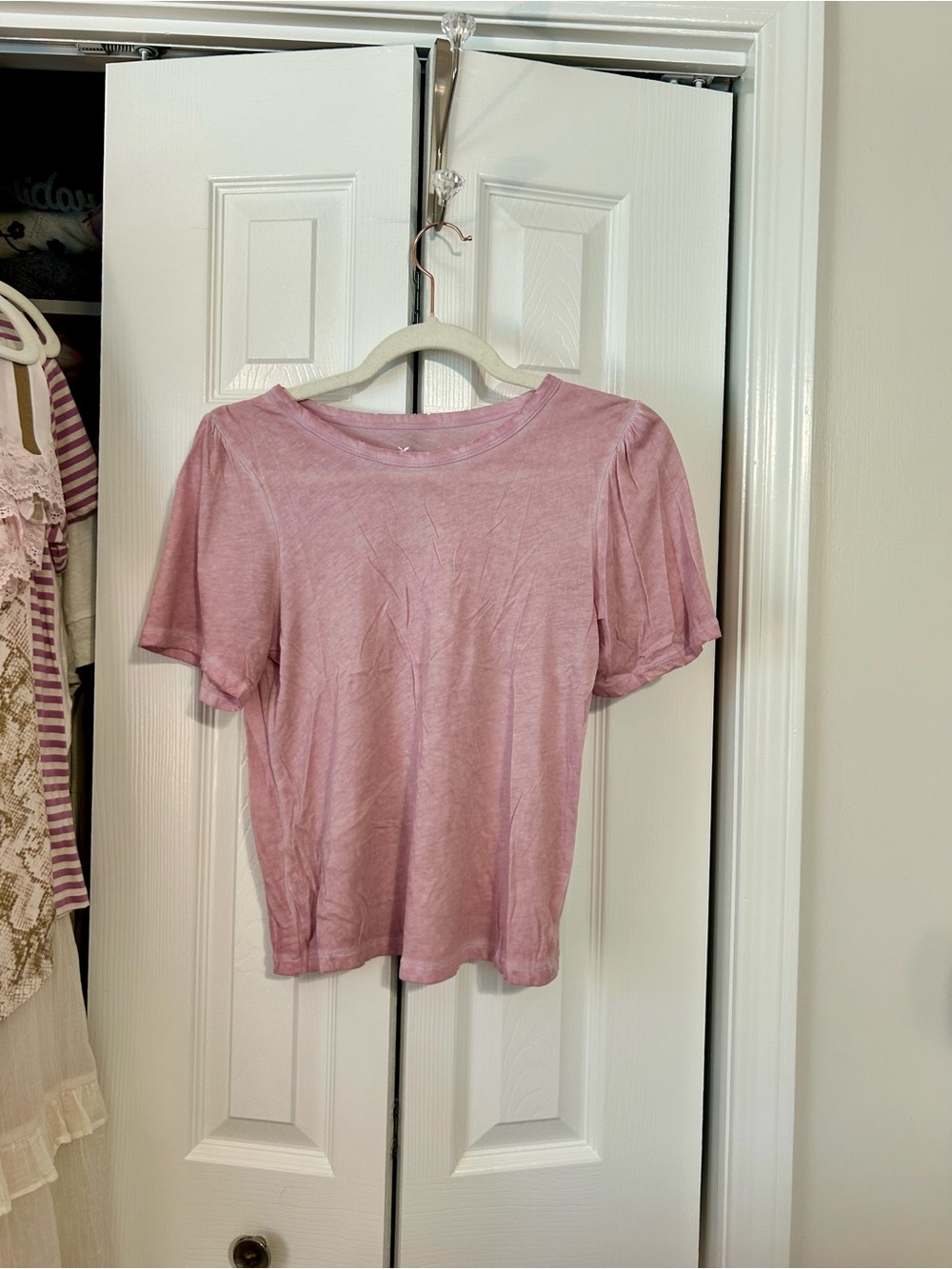 American Eagle Outfitters Dusty Pink Short Sleeve Tee